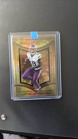 Justin Jefferson Panini Black Gold (Case Hit)
