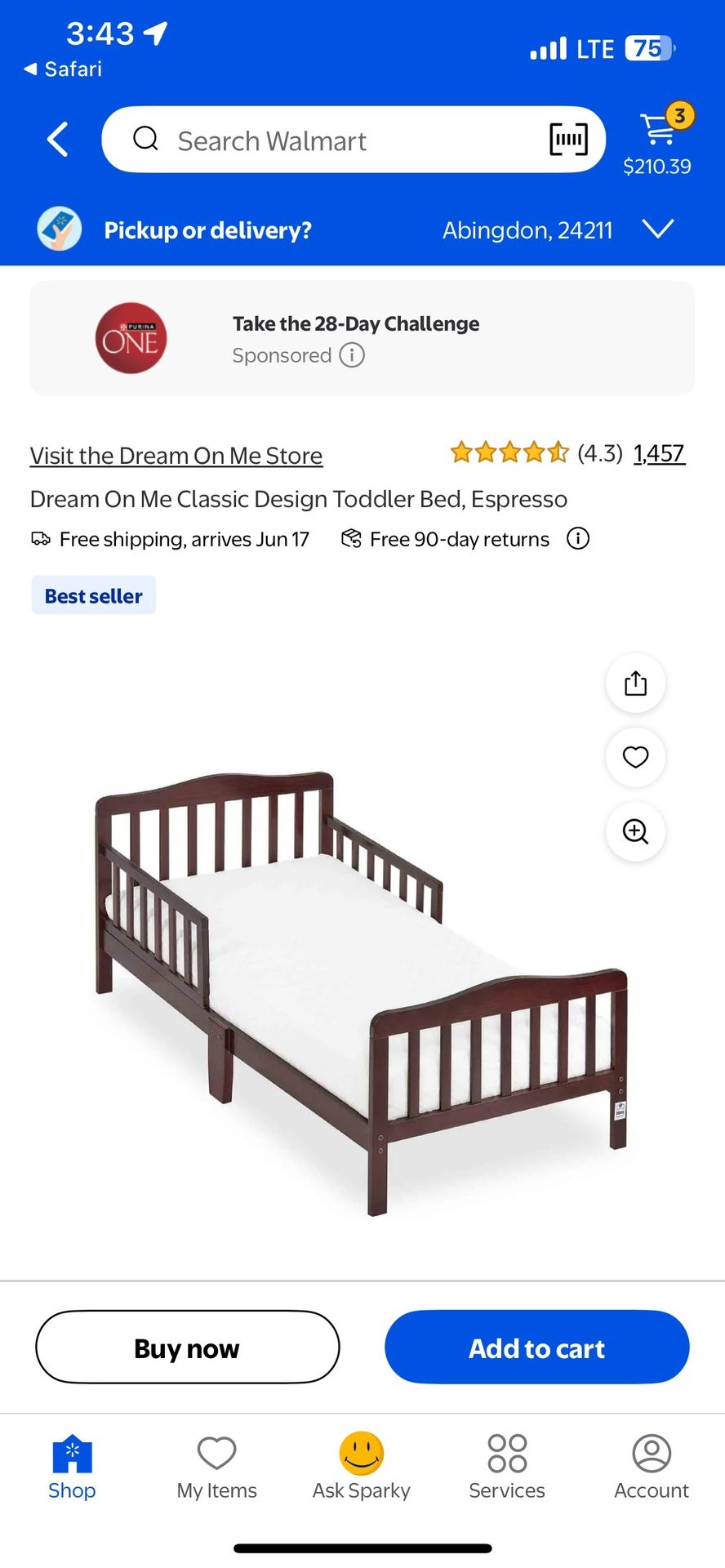 Toddler Bed 