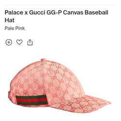 GUCCI x PALACE Pink Ball Cap With Web
