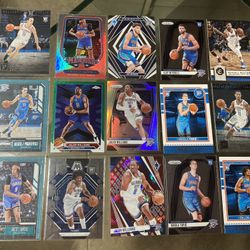 15 card Oklahoma City Thunder lot including Jalen Williams Silver Prizm Mosaic rc Topps Chrome green Chet Holmgren Paragon phoenix cubic etc all cards