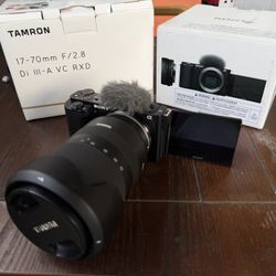 Sonyzve10 Paired With Tamaron 17-70 Lens
