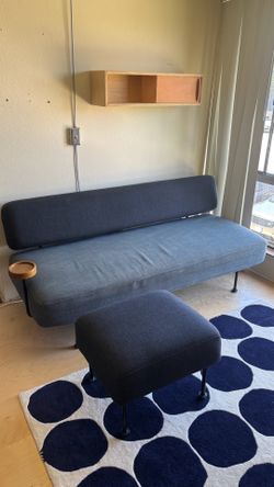West Elm Ruby Sleeper Sofa + Ottoman