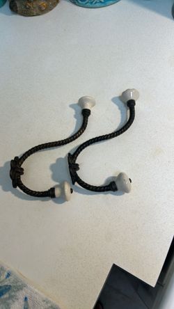 2 Double Decorative Wall Hooks ( Two ‘s Company)