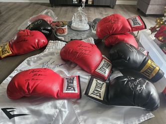AUTOGRAPHED BOXING GLOVES
