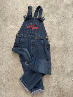 Halloween Chucky Overalls Kids Size 7