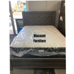 Queen Size Bed With Mattresses Sale