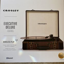 Crosley Executive Deluxe Portable Turntable 