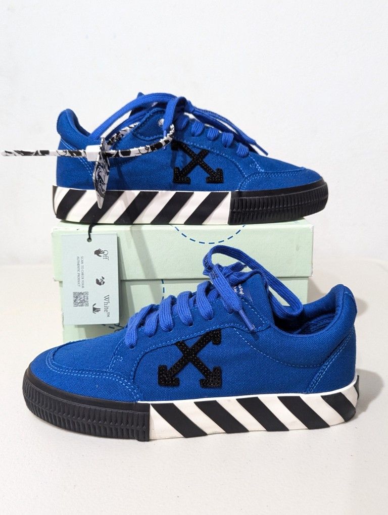 Off White Vulc Low 'Blue/ Black"