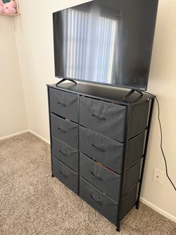 Dresser with Sturdy Iron Frame – Great Condition!