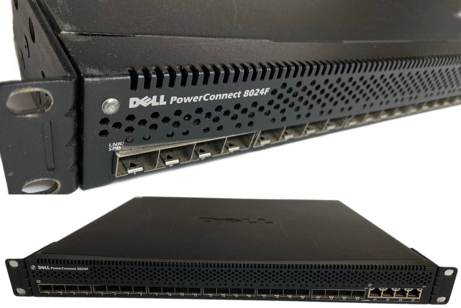 Dell PowerConnect 8024F 24 Port SFP 10GbE Rack Mountable Network Switch