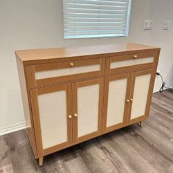 Brand New in Box Modern Japandi Storage Cabinet Dresser TV stand