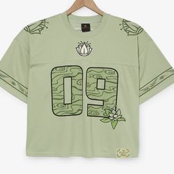 Disney The Princess and Frog Tiana Women’s Cropped Football Jersey 