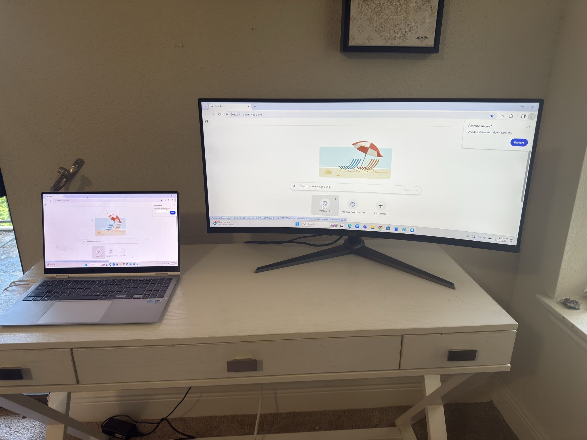 Acer Curved Computer Monitor 34 Inch