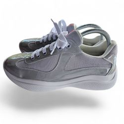 Pradas Patent Leather Americans Cup