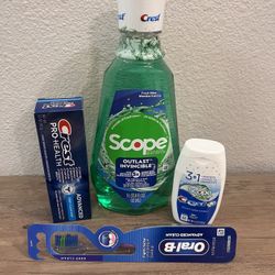 Crest Scope Oral B Bundle $10