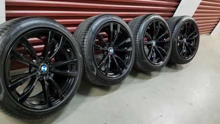 OEM 20" BMW X5 Black 469m Wheels Rims Tires