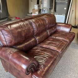 Leather Couch Set