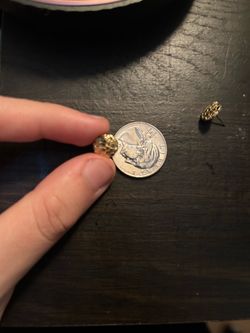 Men’s-earrings gold 10k soild