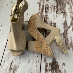 CARLOS SANTANA CORK HEELS