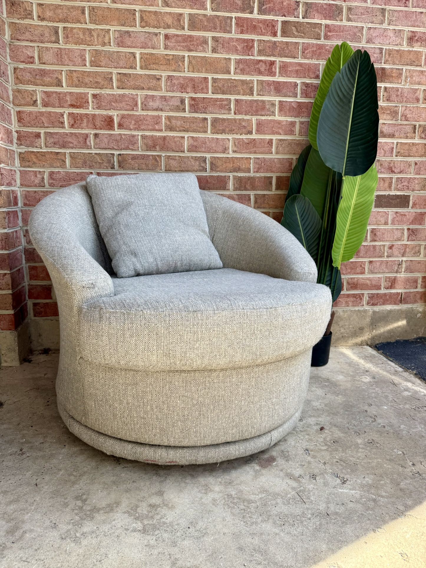 Gray Swivel Chair