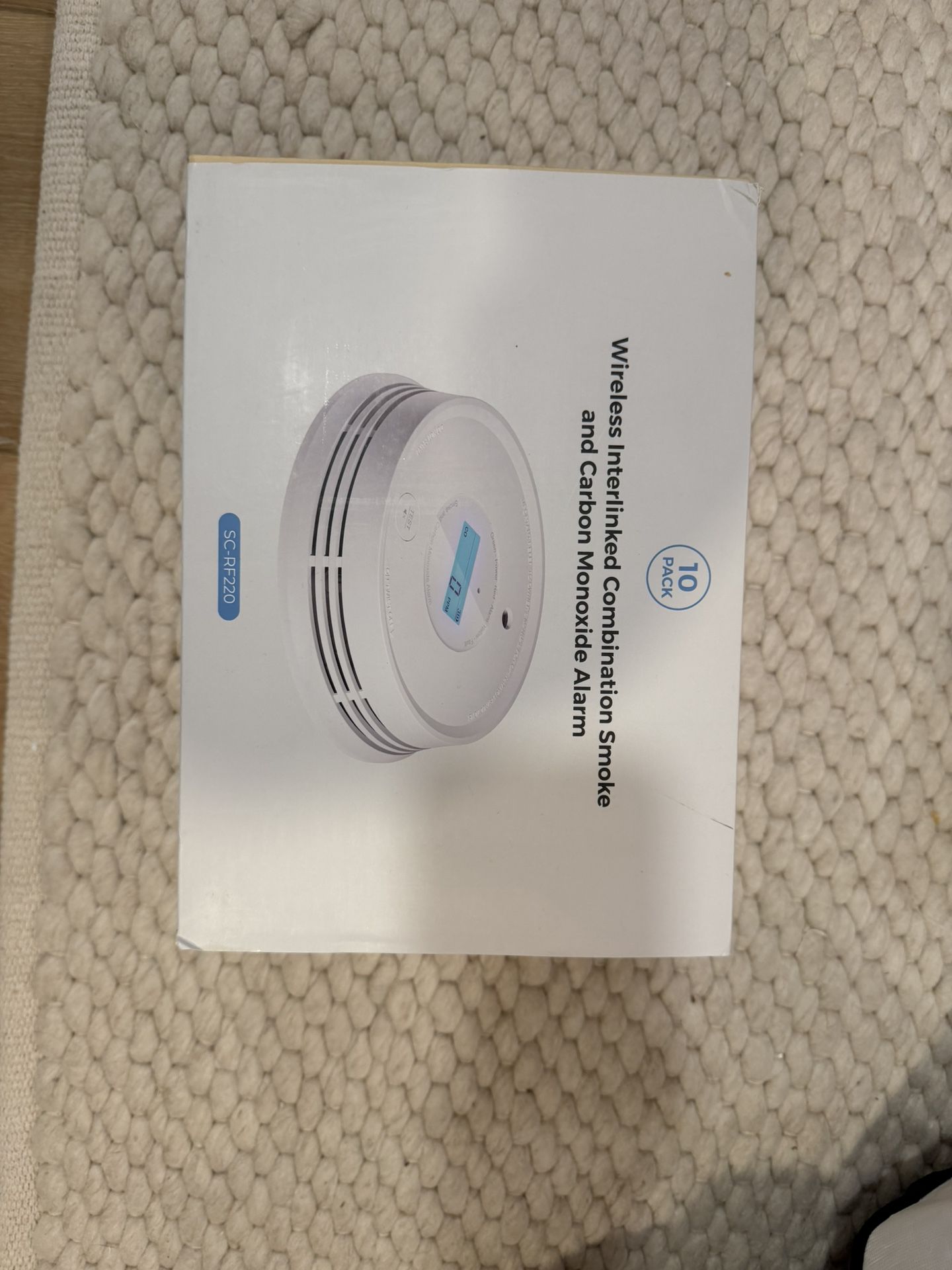 Smoke And Co2 Detectors 10 Pack Interlinked 