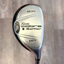 RH King Cobra Baffler 2/R 18° 2 Hybrid Stiff Aldila NV-HL 65g Graphite Golf Club