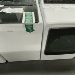 NEW OPEN BOX TOP LOAD WASHER AND DRYER SETS UP TO 50% OFF