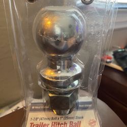 New In Package 1 7/8” Chrome Trailer Hitch Ball