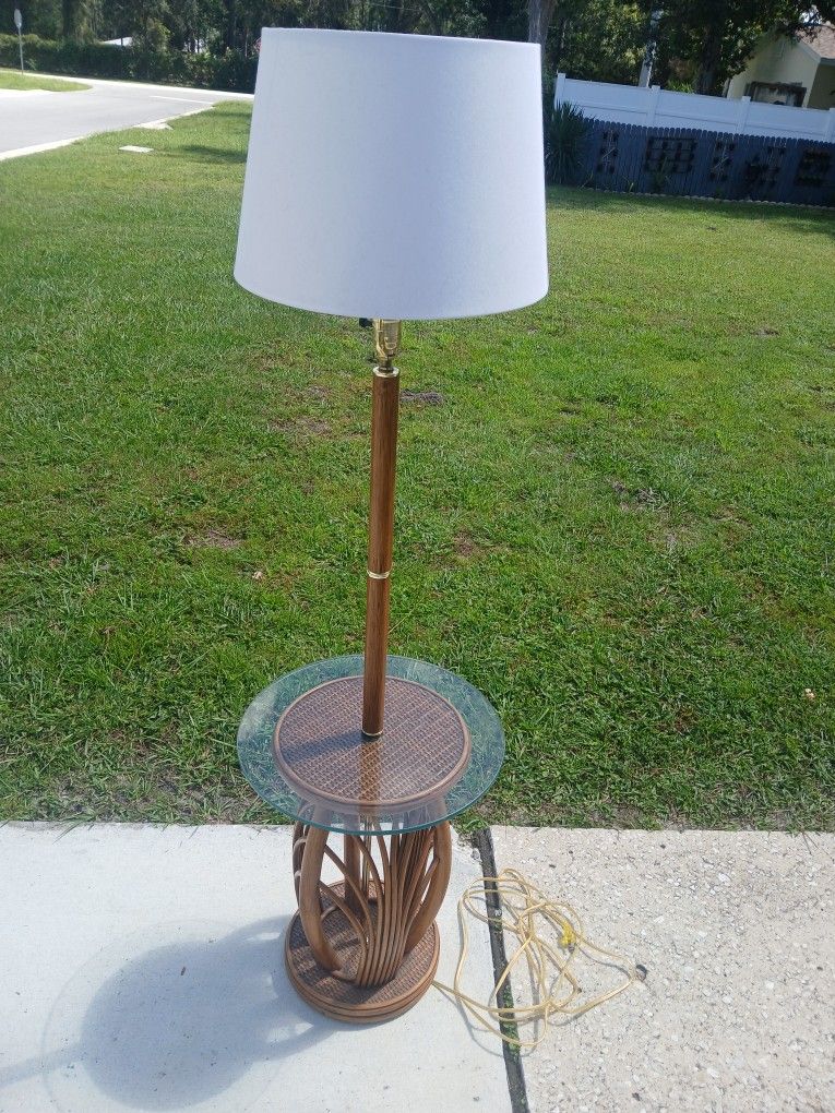 Natural Rattan Table Lamp