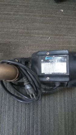 Pacific Hydrostar water pump, indoor use,