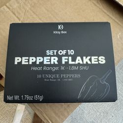 Kitsy Box Set of 10 Pepper Flakes