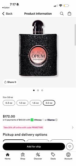 Black opium YSL brand new in box big bottle