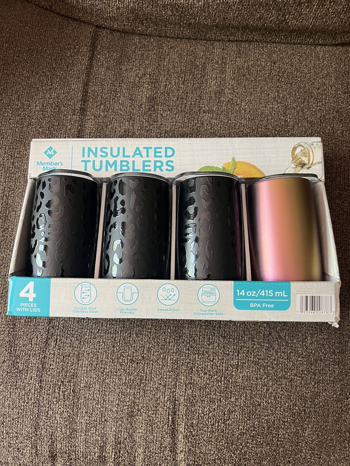 Stainless Steel Insulated Tumblers 14 oz Members Mark 4 Pack