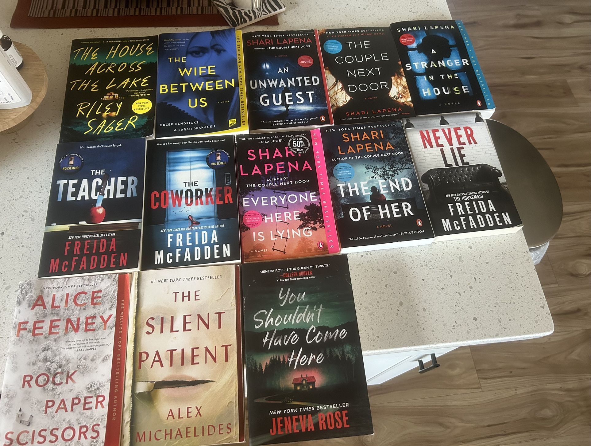 Thriller books
