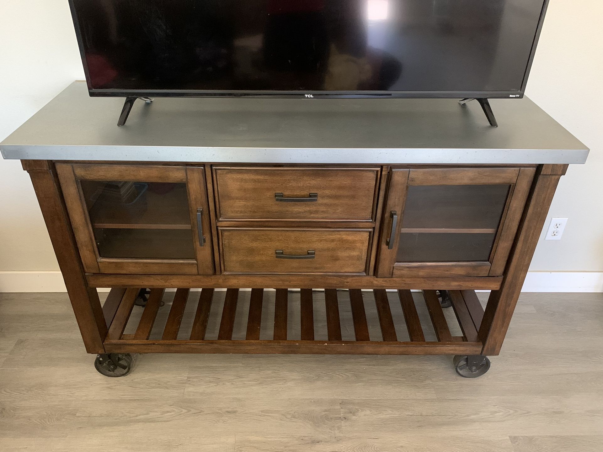 Roller Cabinet Or Entertainment Center