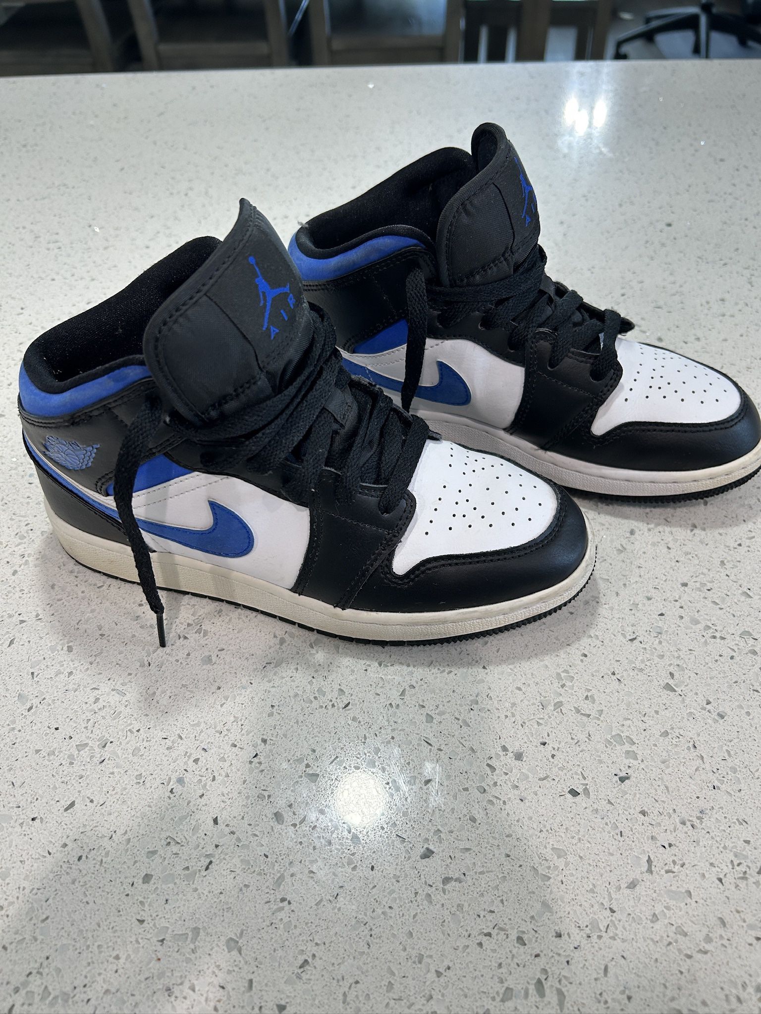 Nike Jordan Mid Racer Blue High-Top Sneakers