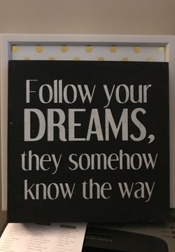 12x12 Dream Wall Decor