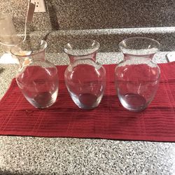 Clear Glass Vase  
