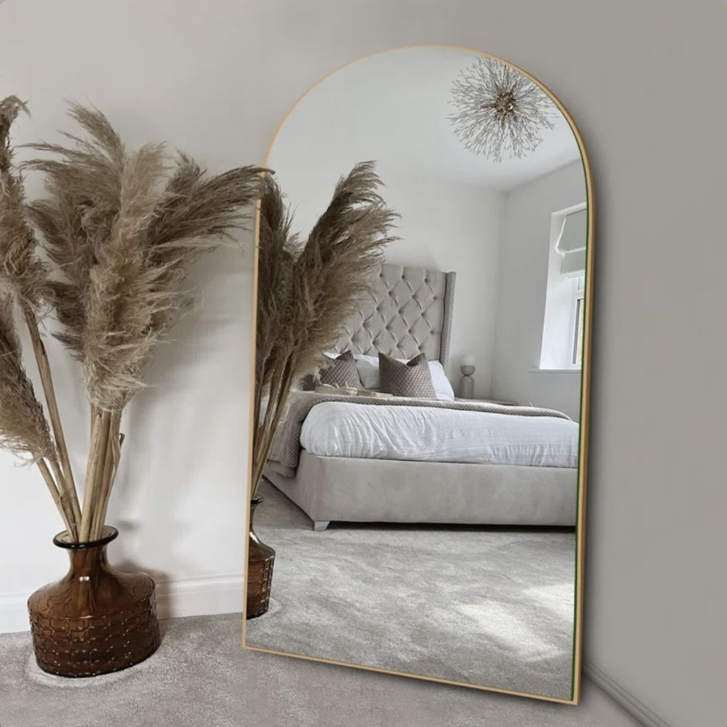 MIRROR - 79” x 40” Extra Large Full Length Arch Mirror