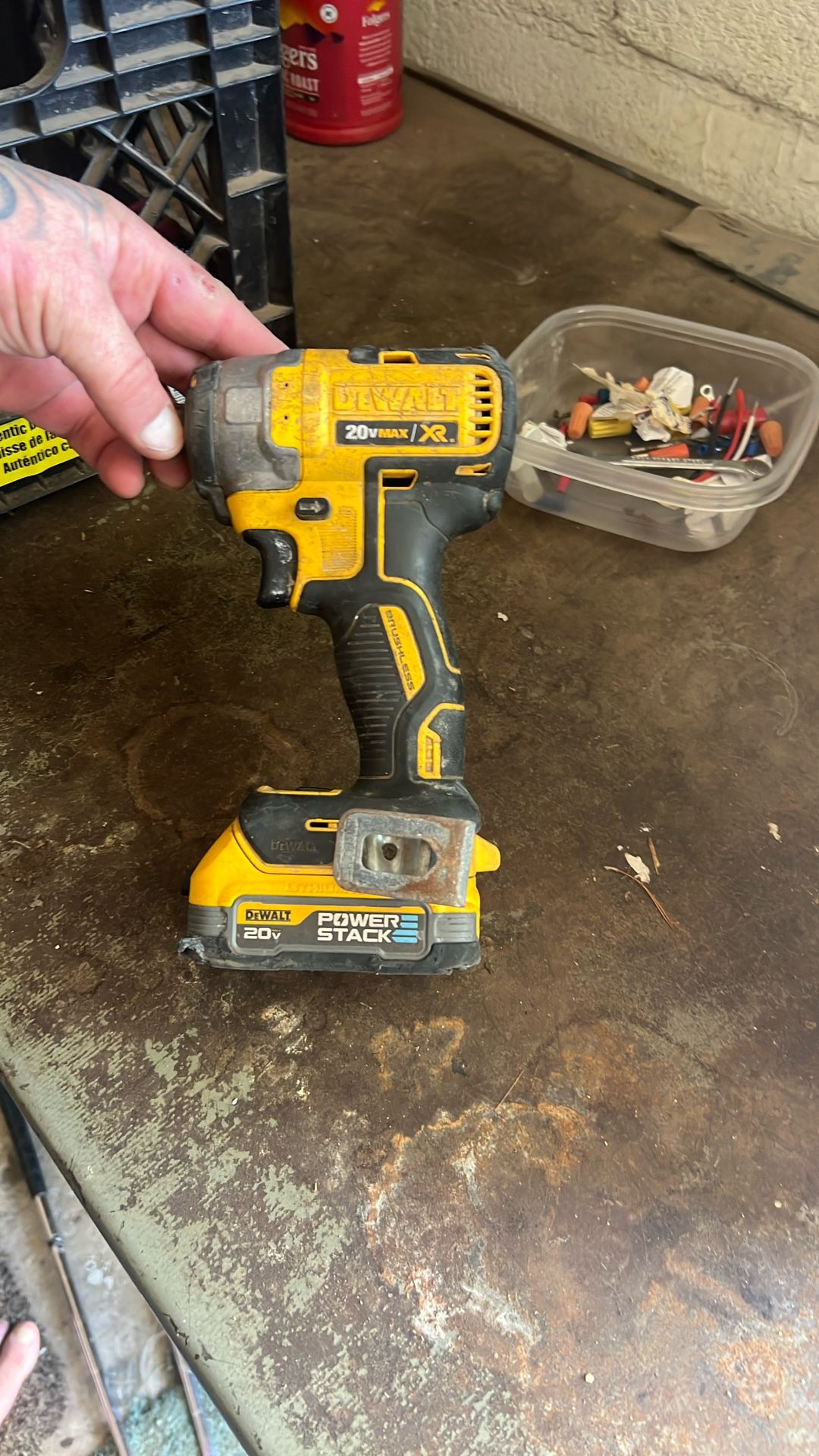 DeWalt 3 Speed Brushless Impact. With a 4 Amp Hour Battery,