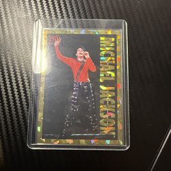 Michael Jackson BAD World Tour Gold Border 