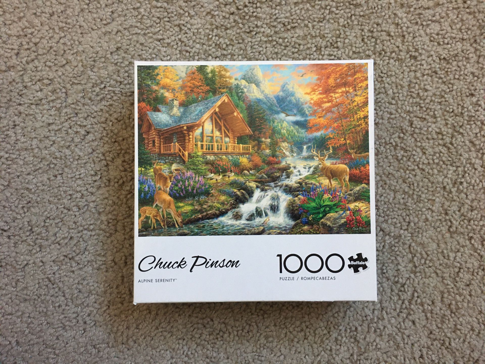 Jigsaw Puzzle ALPINE SERENITY Buffalo NO MISSING PIECES