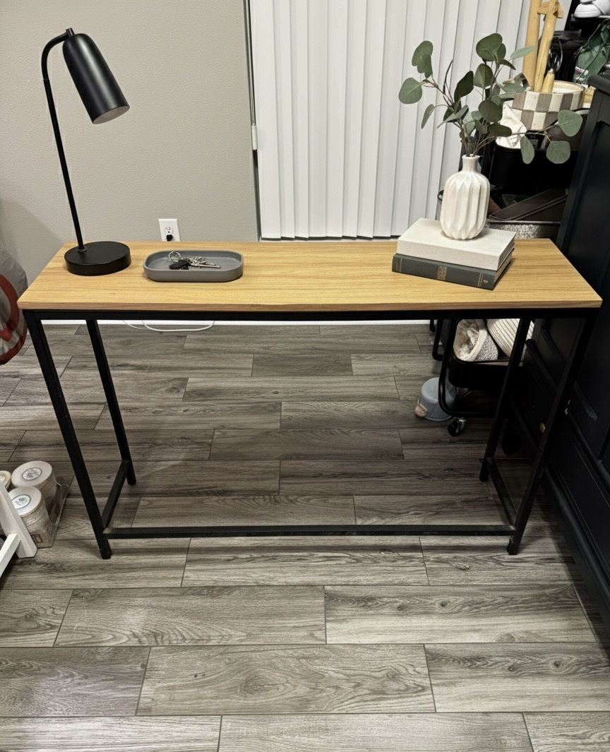 Wood Entryway Table 41.5 inches