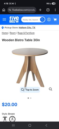 Circle Table