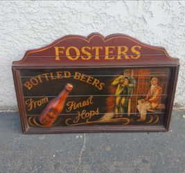 Vintage Fosters bottled beer