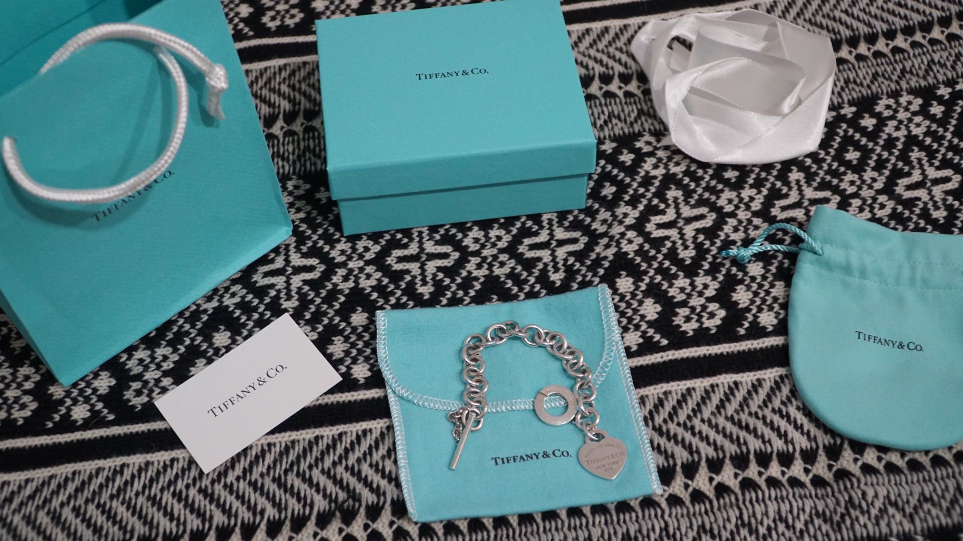 Tiffany & Co Heart Tag Toggle Bracelet 