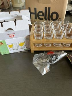 Shot Glasses And Holder Glassware Drinking