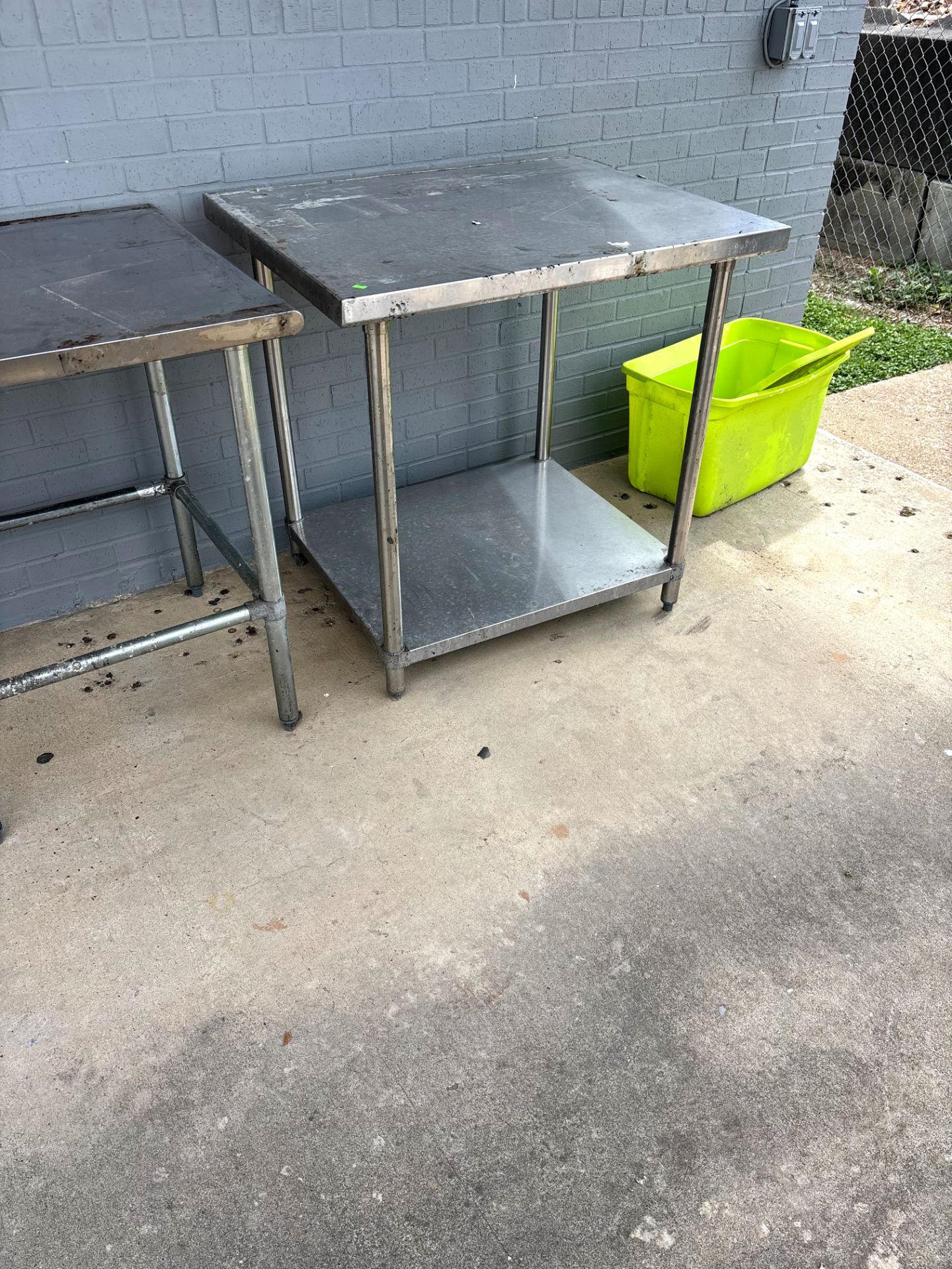 Tables ($25 each plus tax)