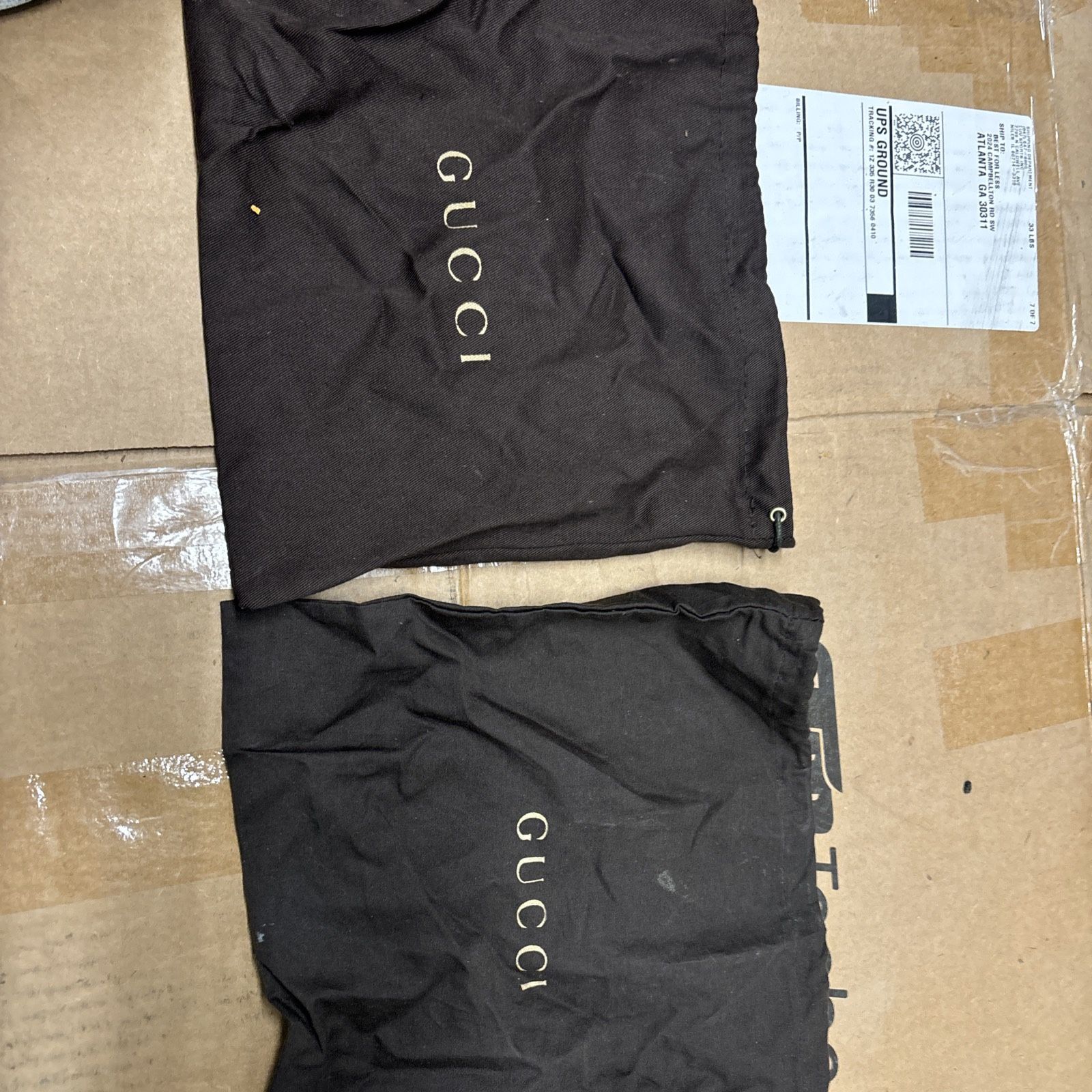 2 Gucci Dust Bag 