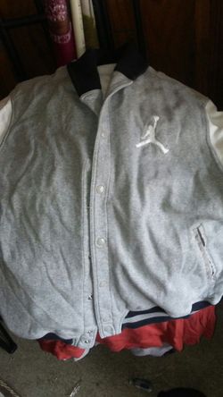 Cool Grey Jordan Cardigan Jacket sz Xxl